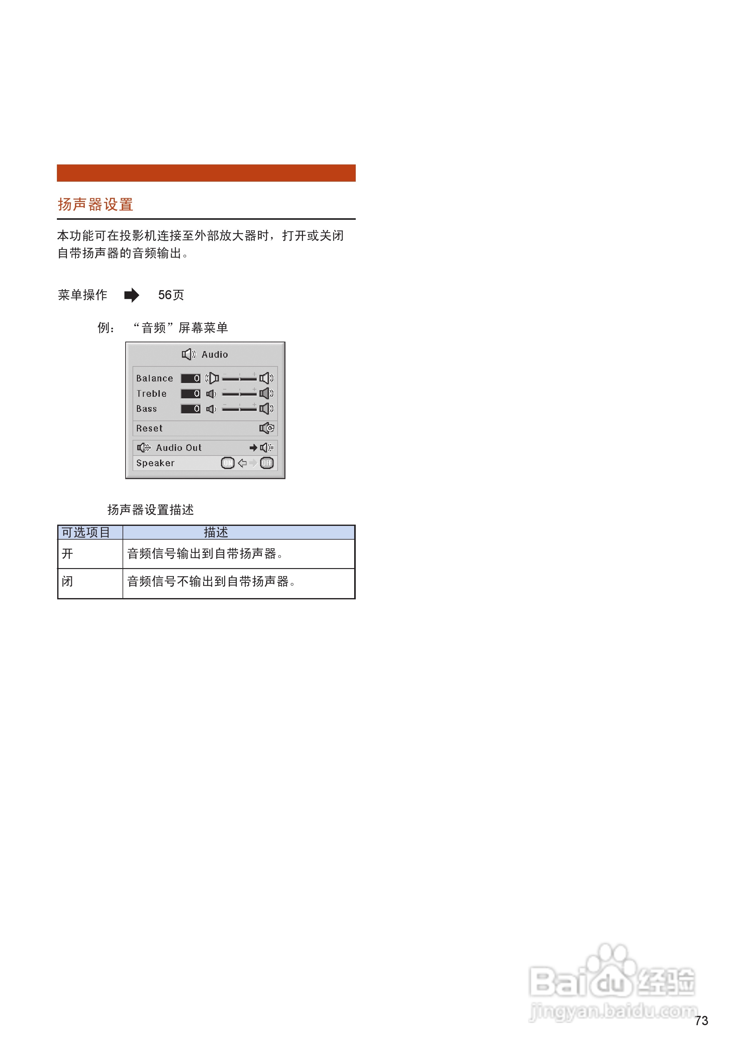 EIKI爱其 EIP-4500投影机说明书:[8]