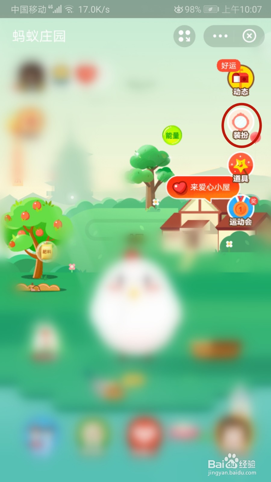 怎样给蚂蚁庄园的小鸡装扮