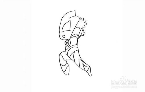 捷德奥特曼怎么画