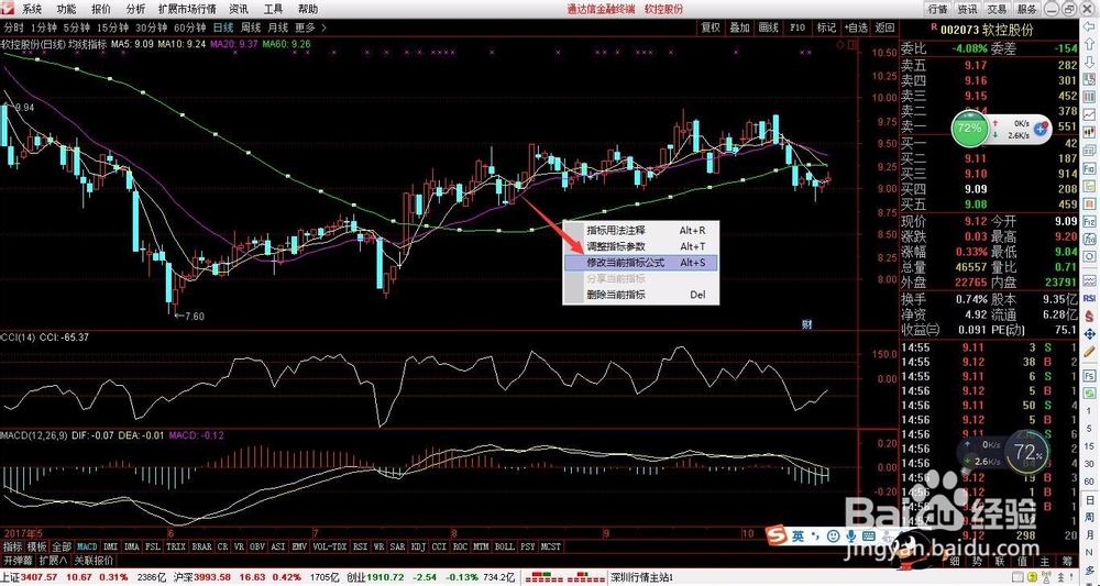 轻松学股票公式编写之MA简单移动平均数函数-3