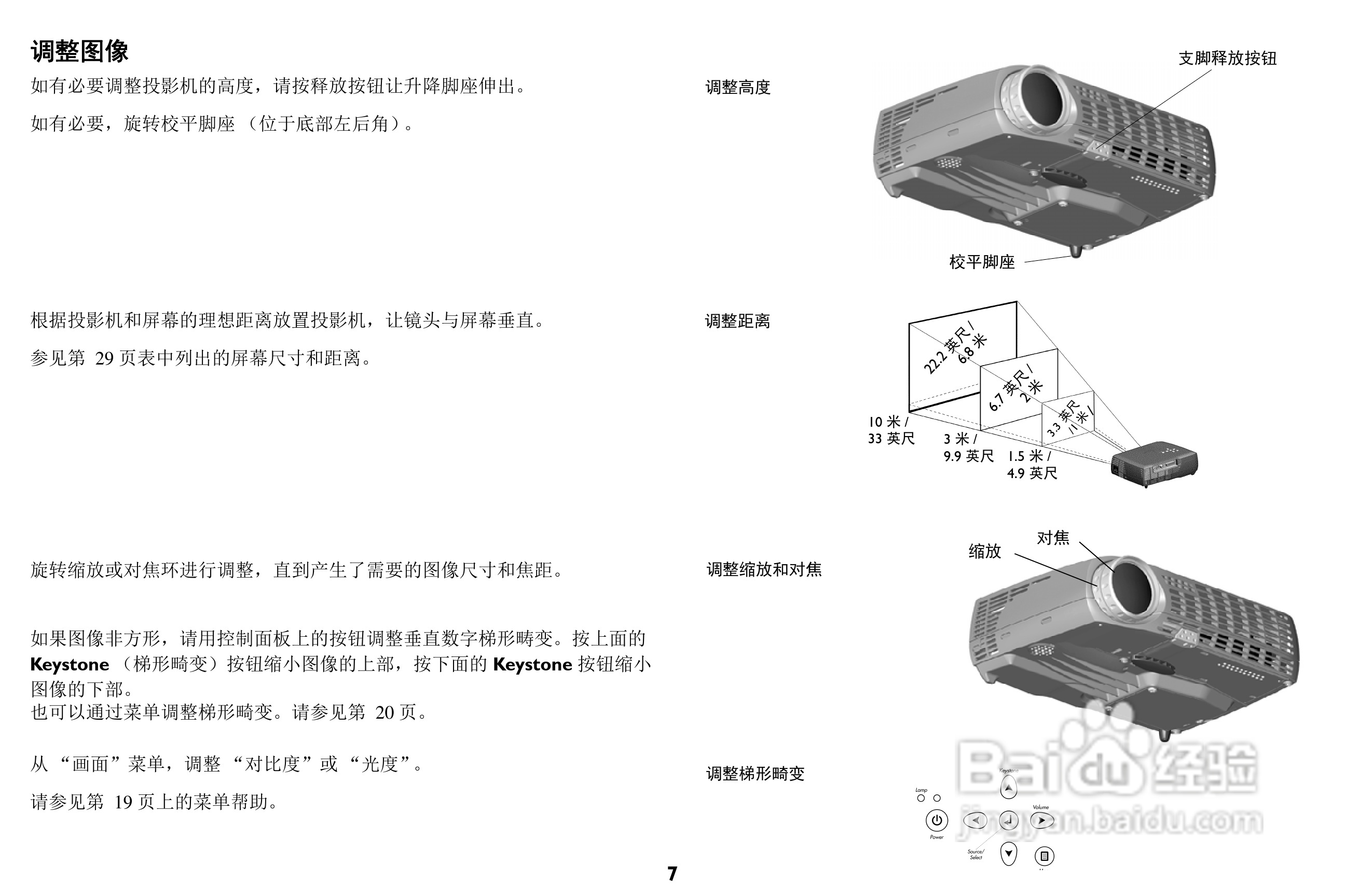 富可视 LP80投影机说明书:[1]