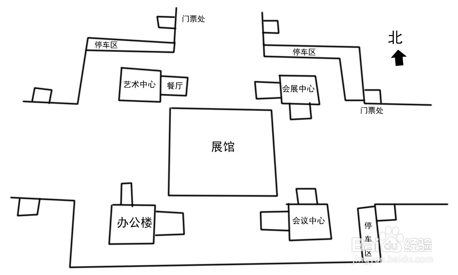 山西博物院的布局草图怎么画简单