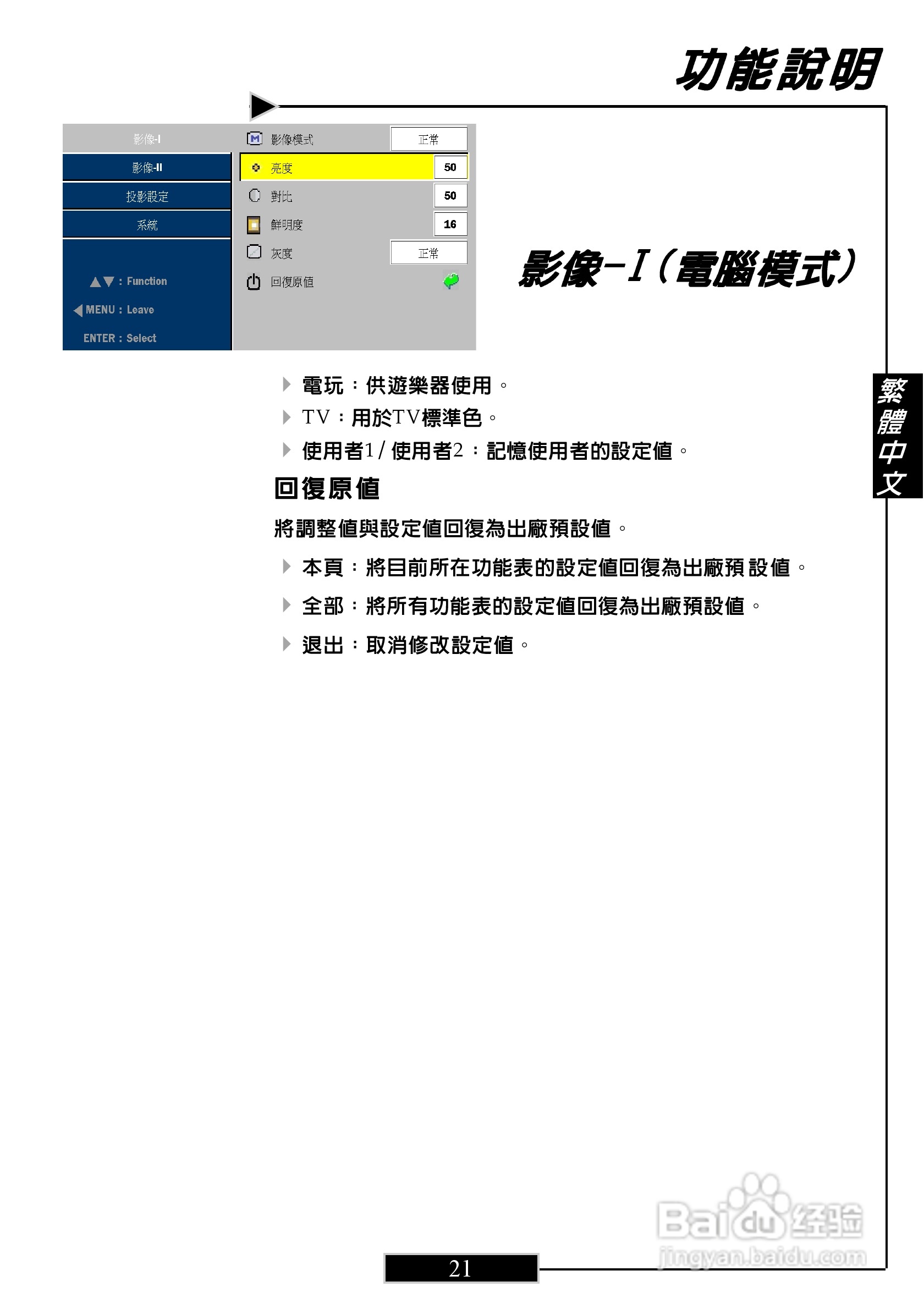 奥图码 H27投影机说明书:[3]
