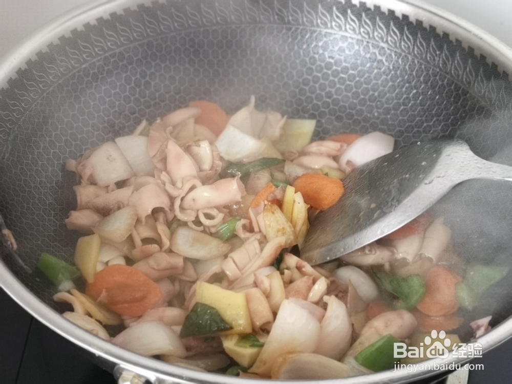 素炒墨鱼仔的做法