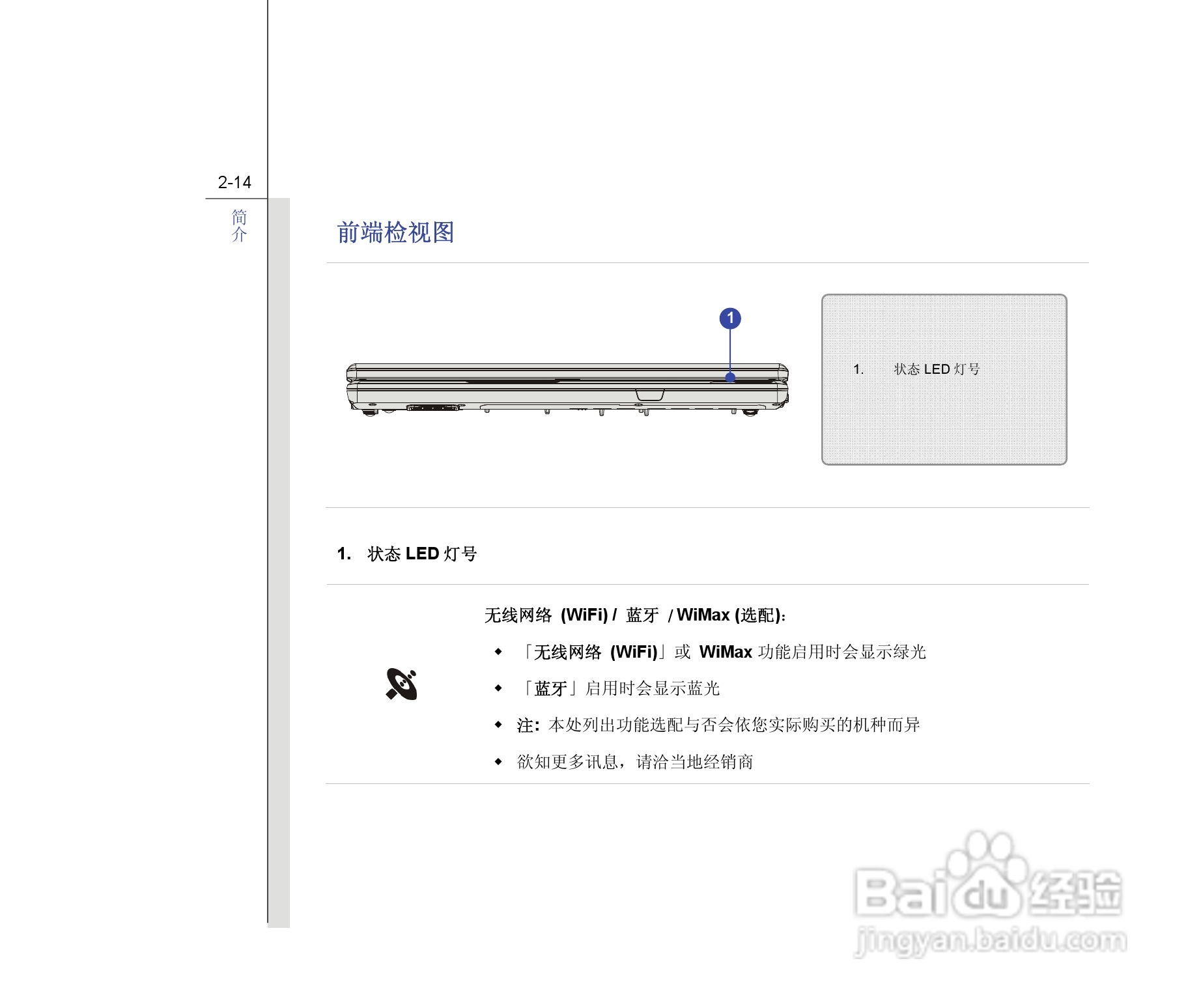 微星MSI GE603笔记本电脑使用说明书:[4]