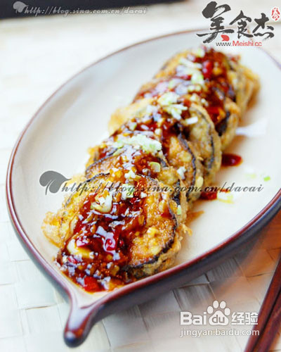 鱼香茄盒的做法