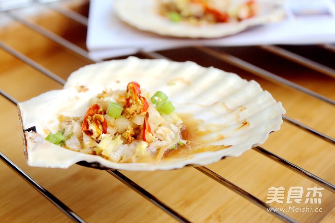 蒜蓉烤扇贝的做法