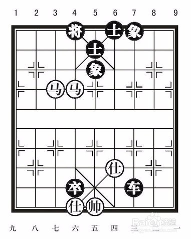 学习象棋双马饮泉的基本杀法