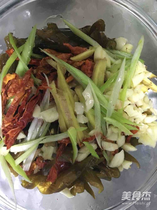 凉拌海茸的做法