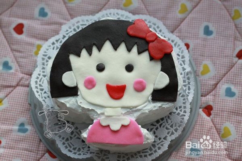樱桃小丸子翻糖蛋糕的做法