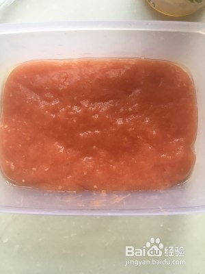 食补佳品西红柿凉糕的做法