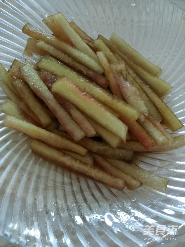 凉拌西瓜皮的做法