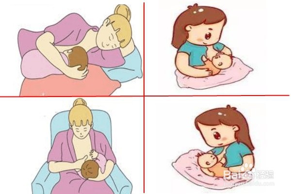 <b>喂母乳的正确方式和手势</b>