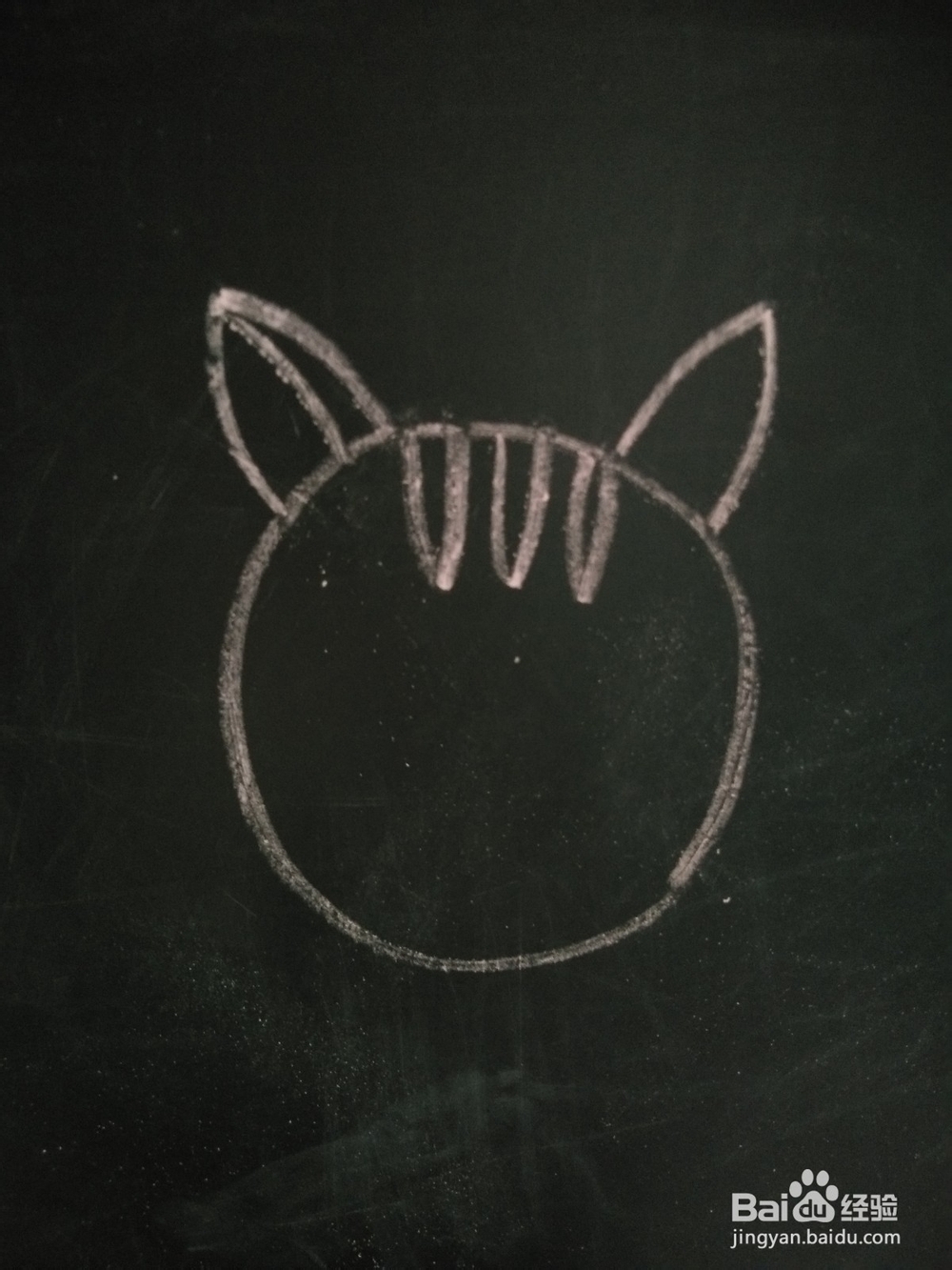 小花猫的简笔画法