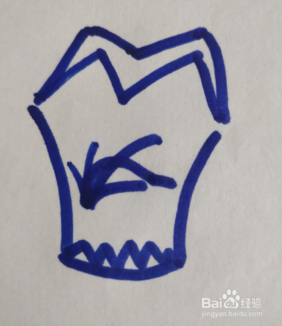 兰花图案女士手提包用简笔画怎么画