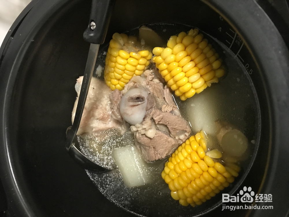 山药玉米筒骨汤