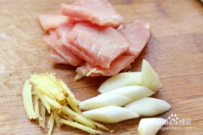 教你做蘑菇炒肉片