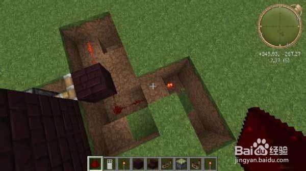 我的世界隐藏机关门制作方法图文版