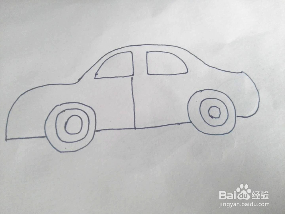 简笔画之出租车经验分享二