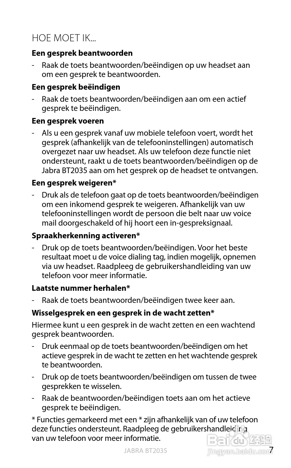 捷波朗BT2035蓝牙耳机使用说明书:[10]