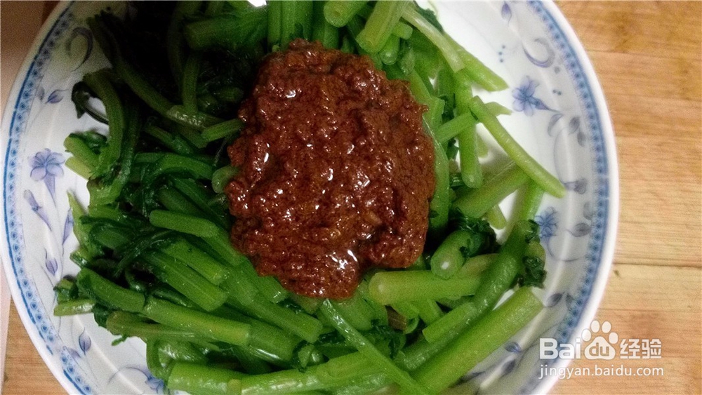 家常凉菜：芝麻酱拌蒿子杆