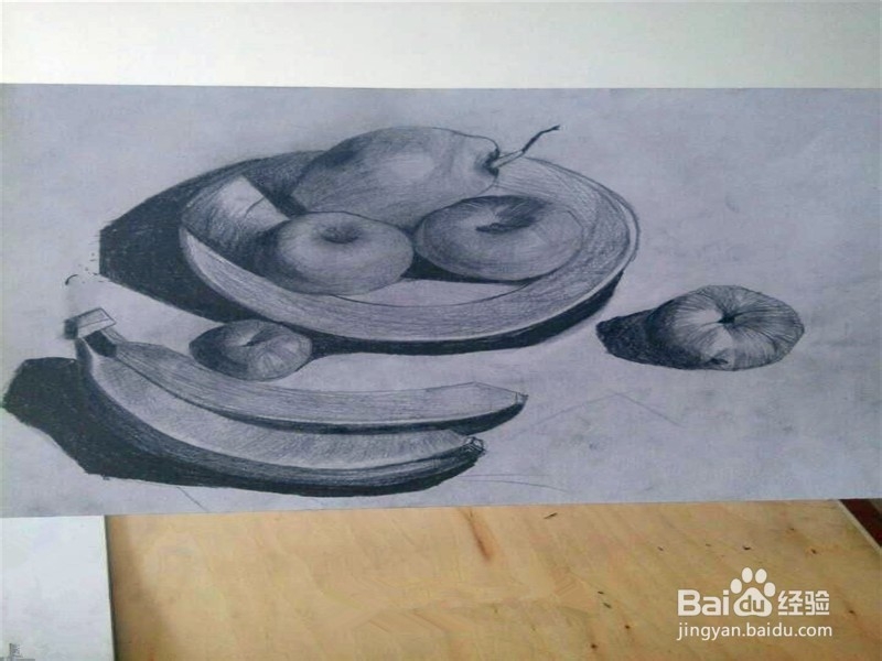 素描如何打色彩背影