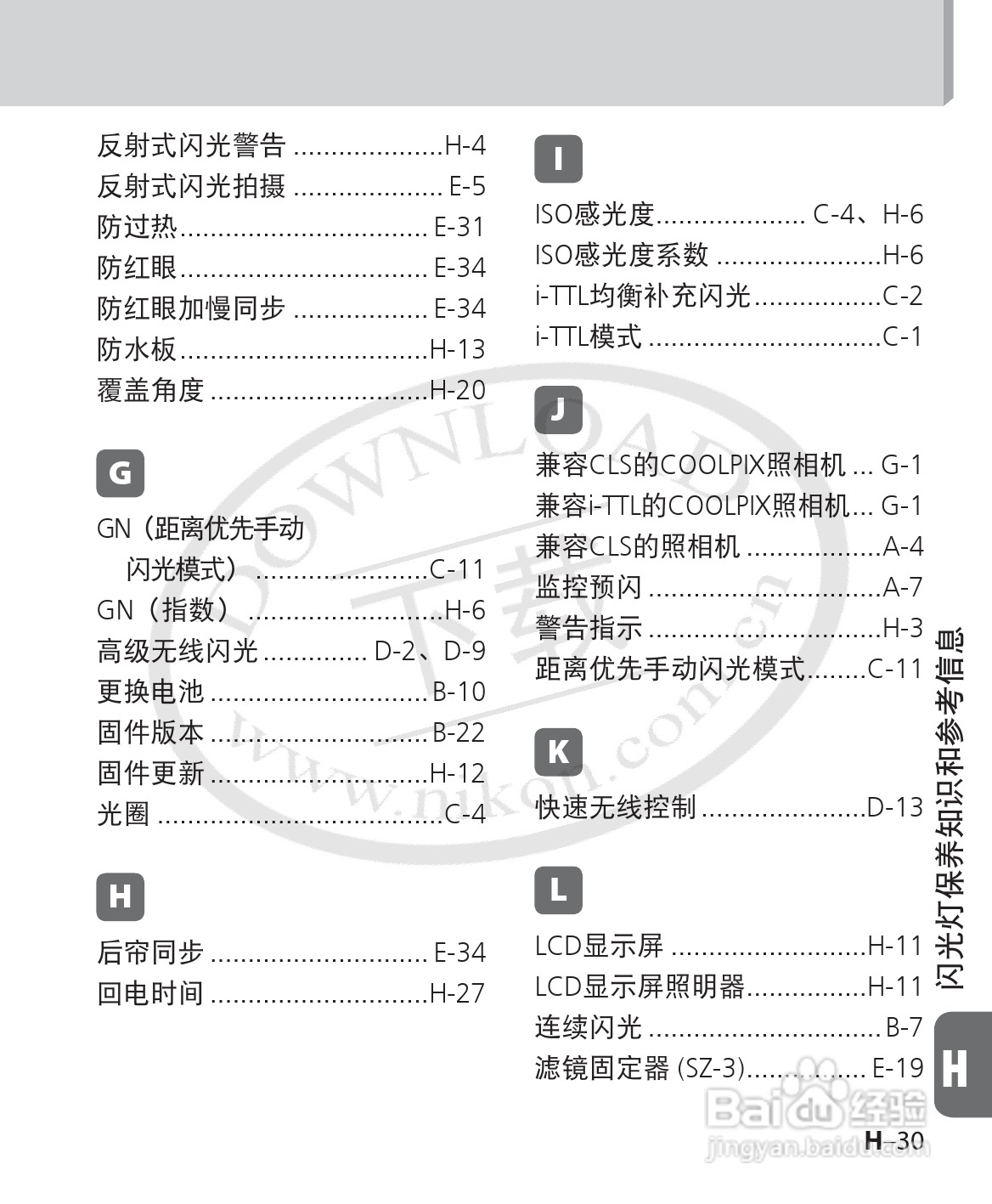 尼康SB-700数码相机使用说明书:[16]