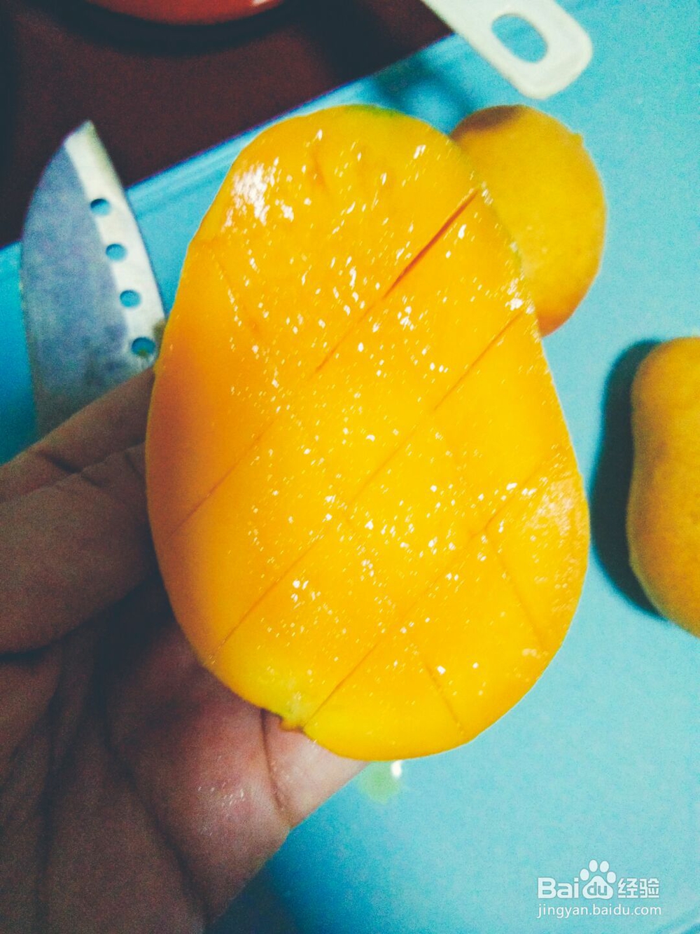 爽脆可口的芒果布丁