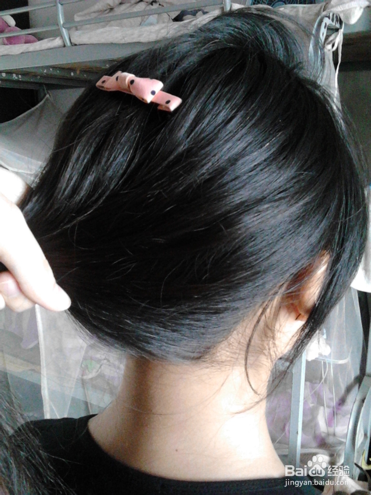 簪子盘头发的方法图解