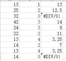 <b>Excel公式中除数是0的情况下如何不显示#DIV/0!</b>