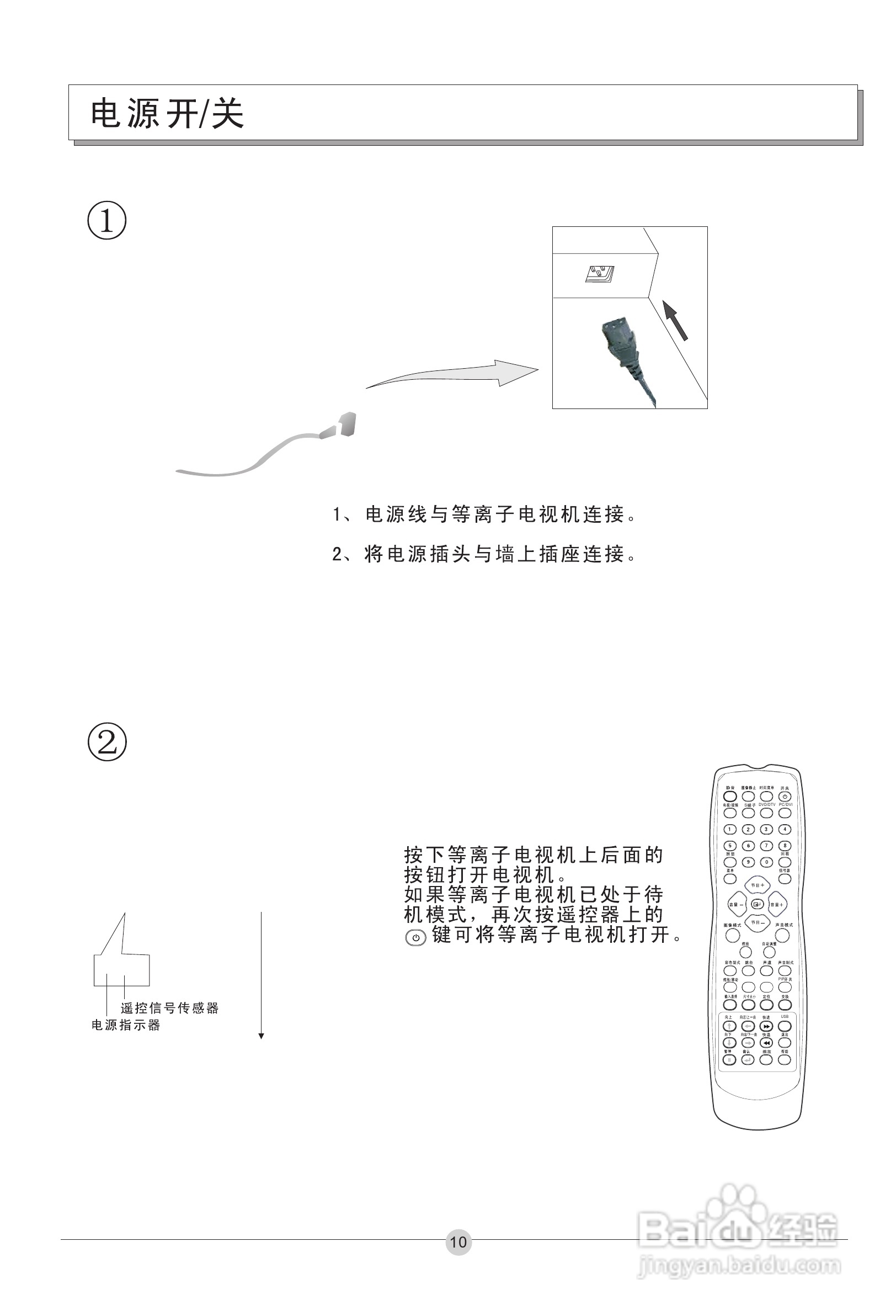 海尔P42A1-AK等离子电视机使用说明书:[2]