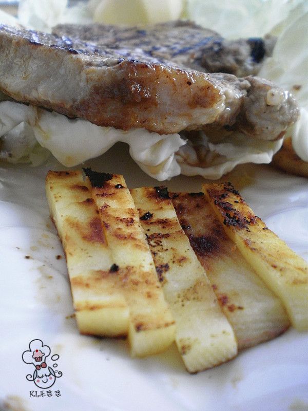 苹果娘惹煎猪排