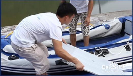 橡皮艇冲锋舟安装方法