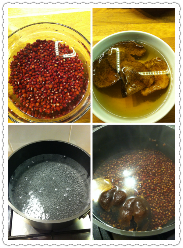 桂花红豆花生汤丸糖水