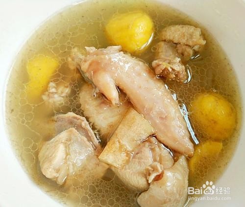 板栗炖溜达鸡汤