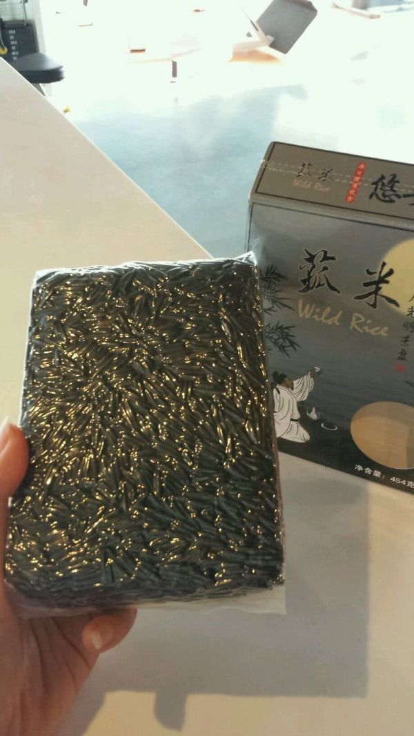 菰米紫薯红豆甜粥