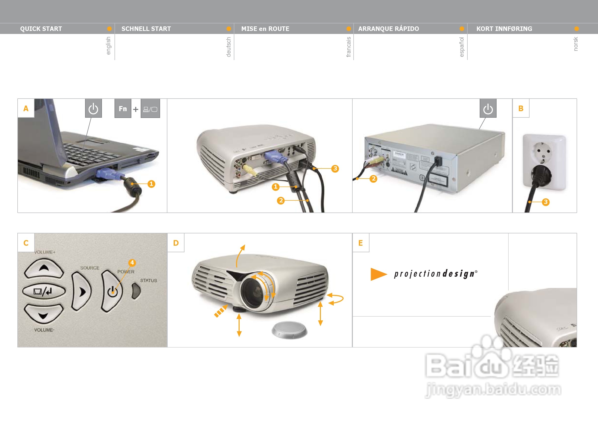 projectiondesign F1 SXGA XGA投影机说明书:[1]
