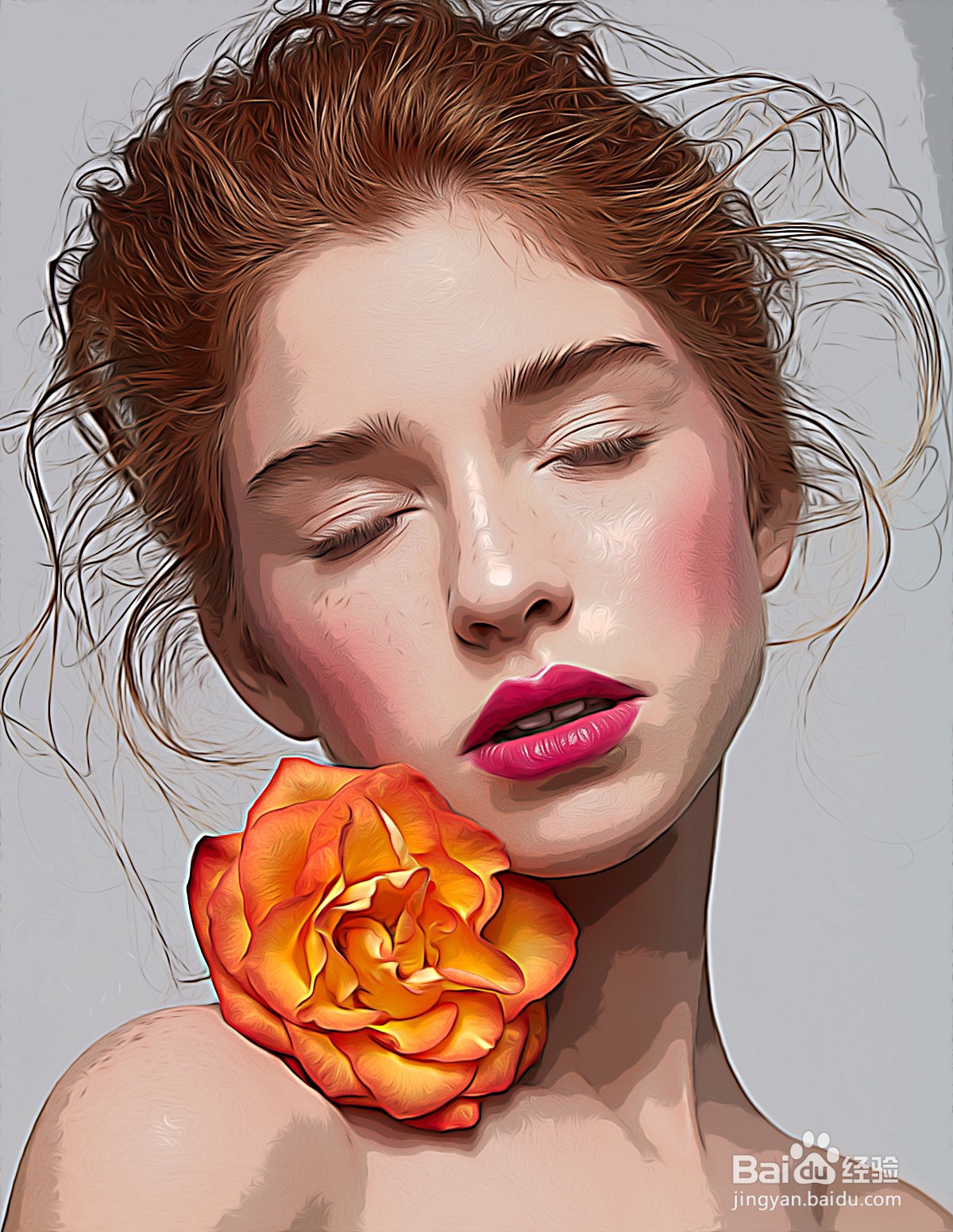 PS照片做成油画效果