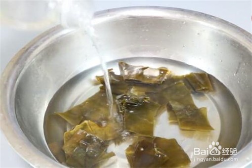 海带上的泥沙怎样洗净