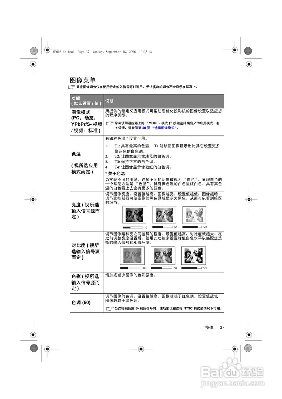 明基MP611c投影仪使用说明书:[5]