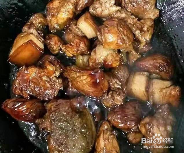 红烧肉炖花生如何做