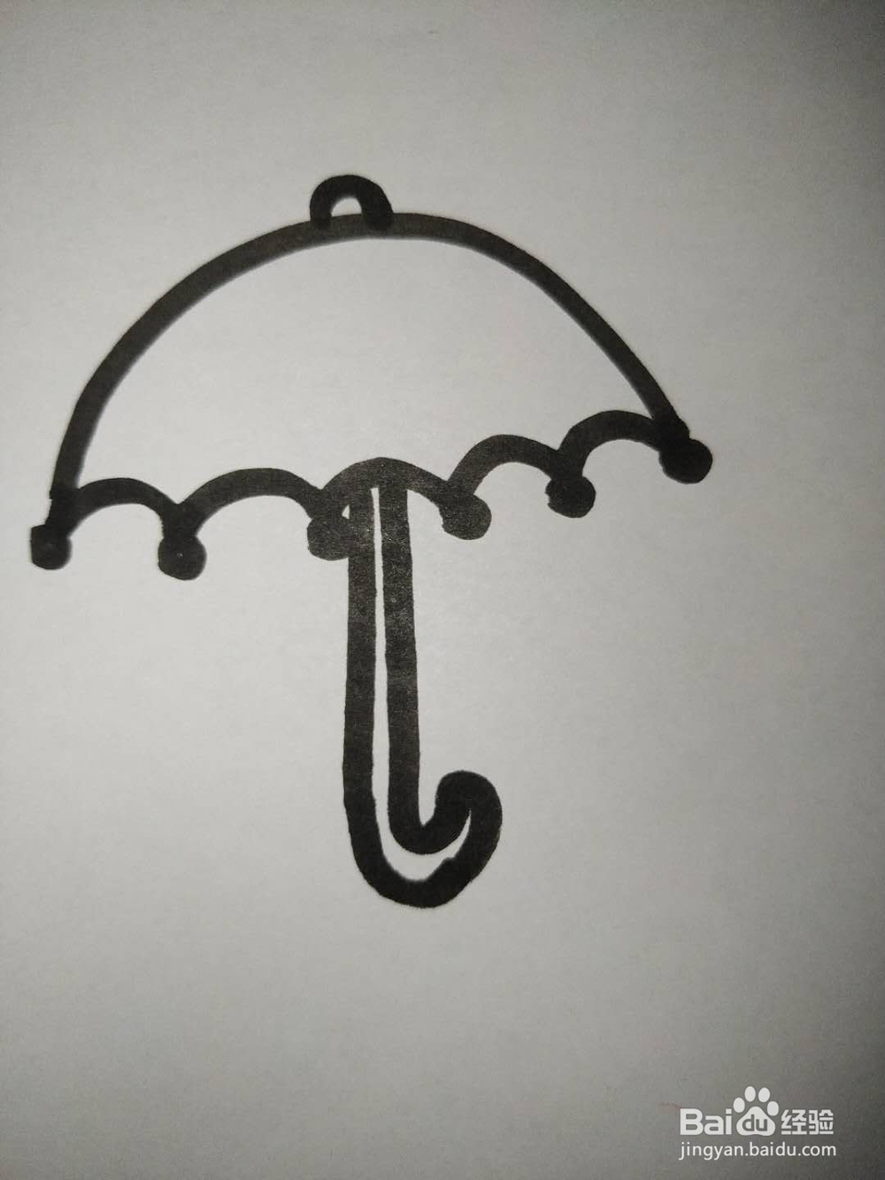 雨伞的简笔画怎么画？怎么画雨伞？