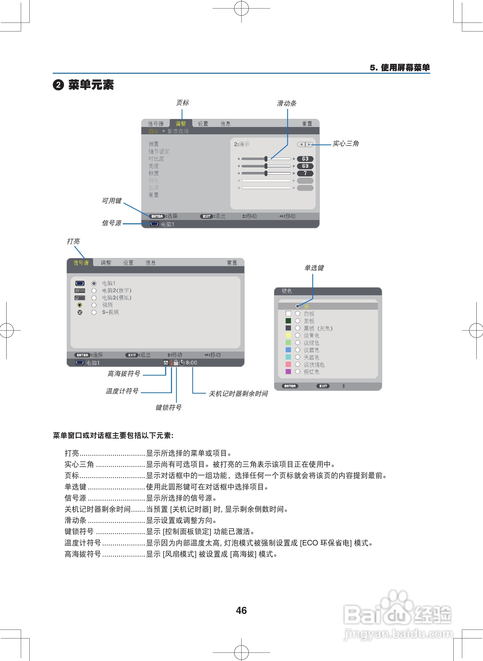 NEC NP400C投影机说明书:[6]