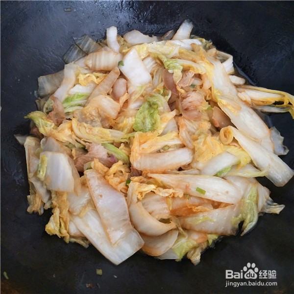 白菜炖肉的家常做法
