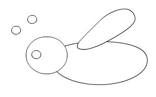 flash绘制一只卡通萤火虫