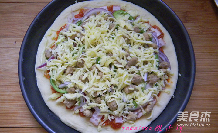 培根牛肉粒匹萨