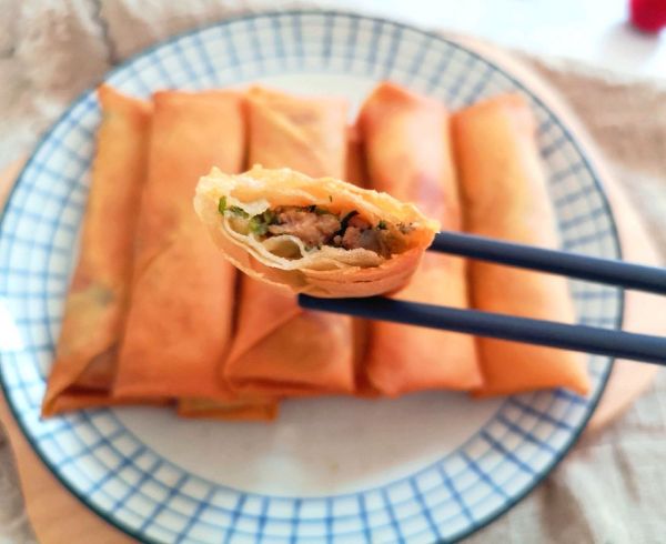 茴香大肉馅春卷