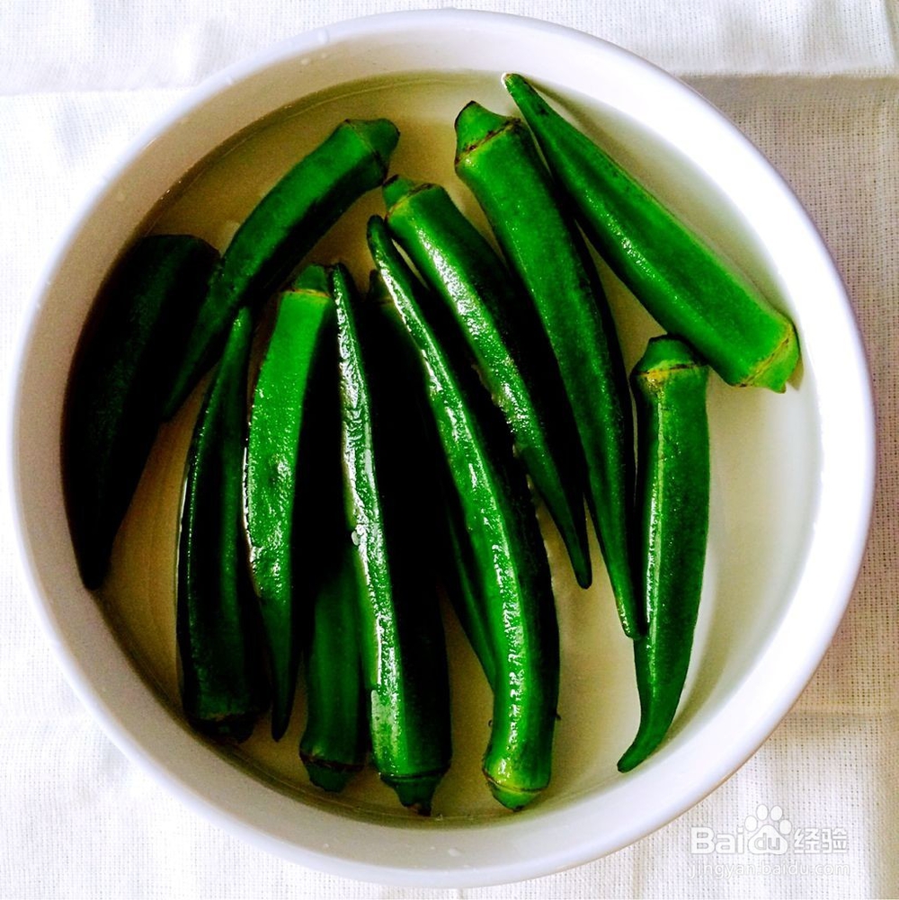 凉拌秋葵的家常做法