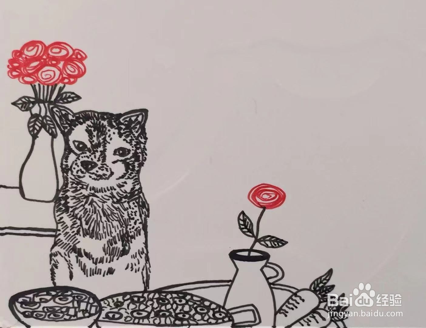 插画教程之拉布拉多犬和中华田园犬