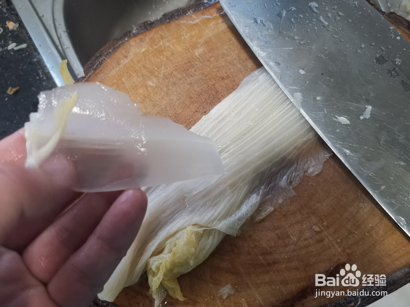 东北酸菜如何切丝